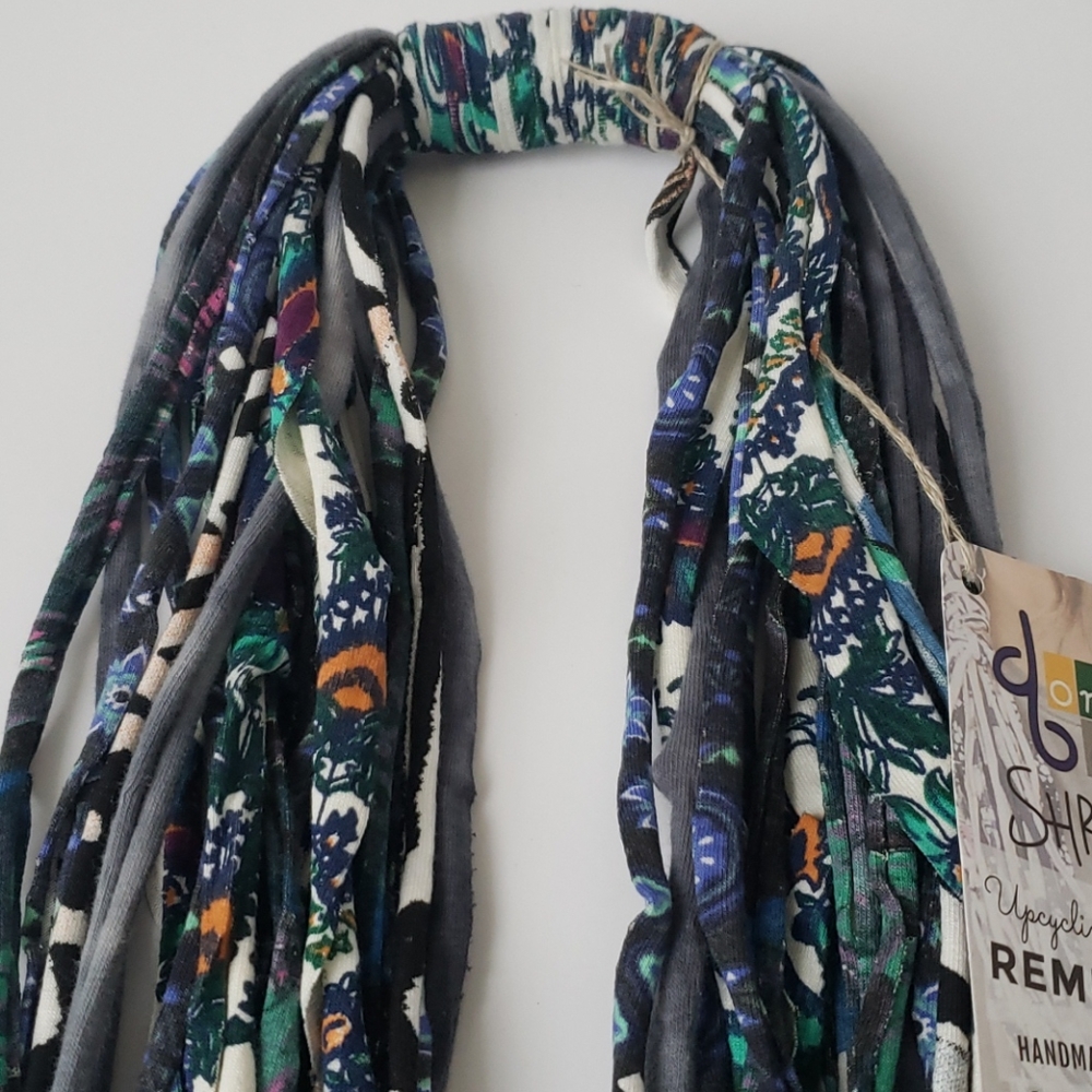 DONA BELA Shreds NWT Unique Handcrafted Scarf